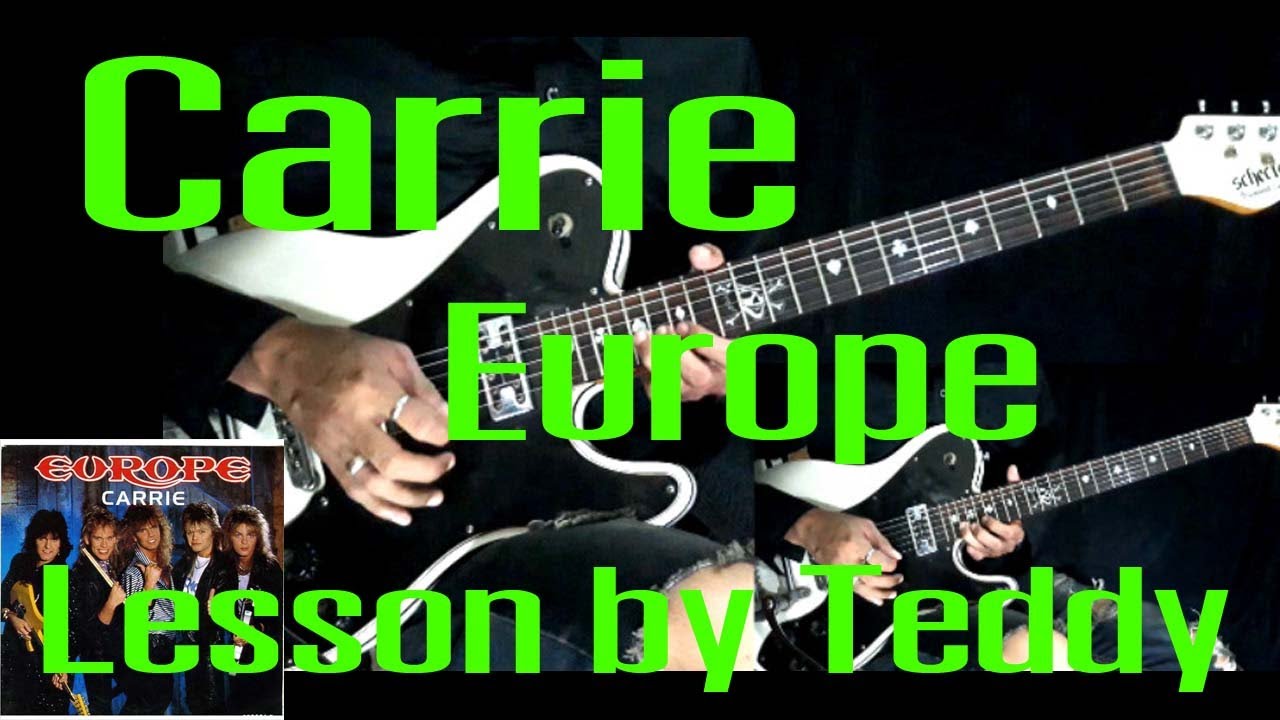 [สอน] Carrie Europe [Guitar Lesson by Teddy] YouTube