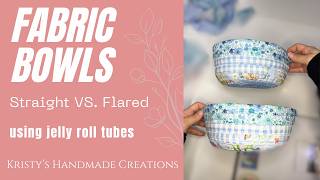 Tips on Making the Walls Straight vs. Flared for Jelly Roll Baskets and Bowls 