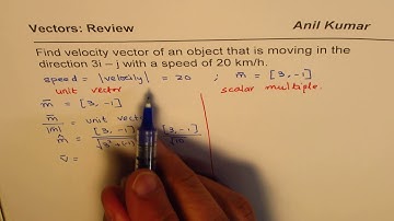 Two methods to write a vector from given magnitude and direction