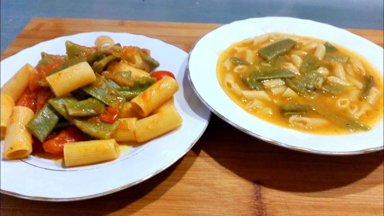 PASTA CON TACCOLE E POMODORI