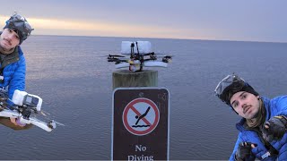 Closer to the Ultimate Water-Friendly FPV Drone! (Flotation and Waterproof Tests in River Water)