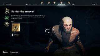 Assassin Creed Odyssey Climb Top of the Mercenary Rank killing Kantor The Weaver