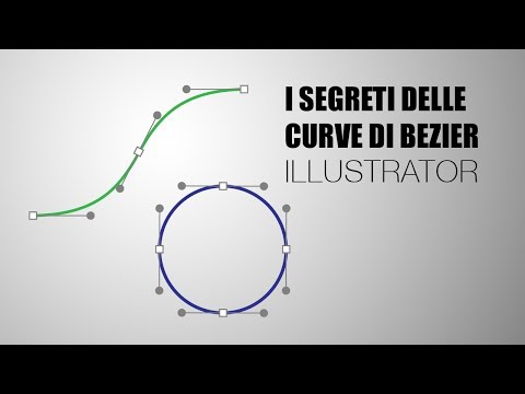 Video: Come creo una curva di Bezier in Illustrator?