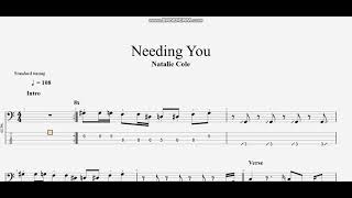 Natalie Cole - Needing You (bass tab)