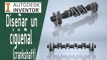 How to design a crankshaft using Inventor