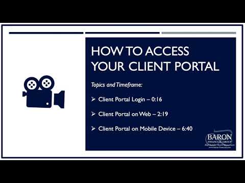 Baron Financial Group Client Portal