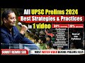 All upsc prelim 2024 strategies  revision  mocks  repeating themes in one  sumit rewri 
