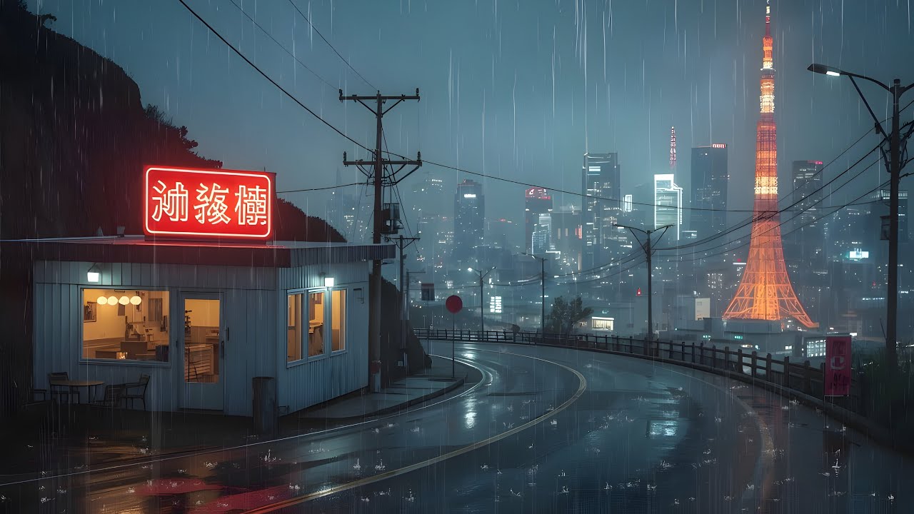 90's Lofi Rain Nights 🌙 Cozy Rainy Beats to Relax, Focus, and Sleep Better