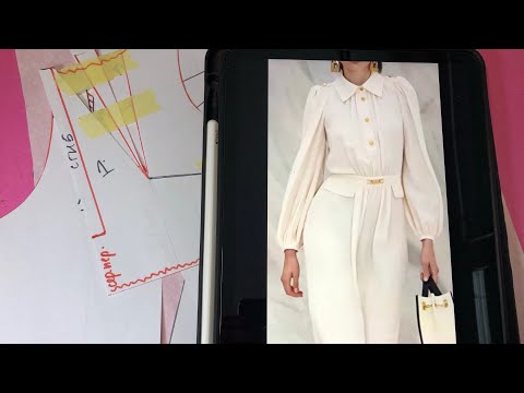 видео: Моделирование платья из легкой струящейся ткани