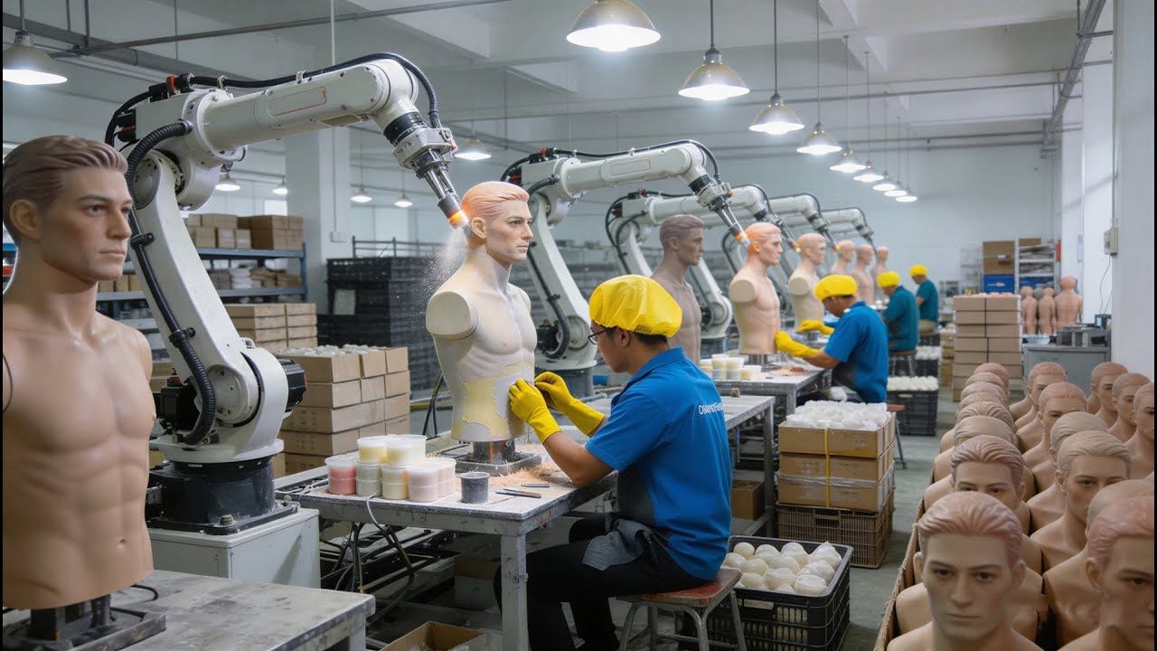 Inside the Factory Making the World's Most Realistic Male Doll