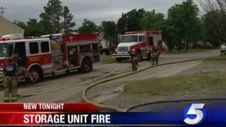 Metro Storage Units Catch Fire