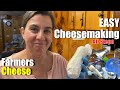 EASY Cheesemaking Farmers Cheese ALL Steps