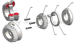 Assemblage de deux roues coniques avec SOLIDWORKS (Activité 1.2 P96)