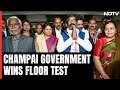 Jharkhand floor test  champai soren wins jharkhand floor test hemant soren in attendance