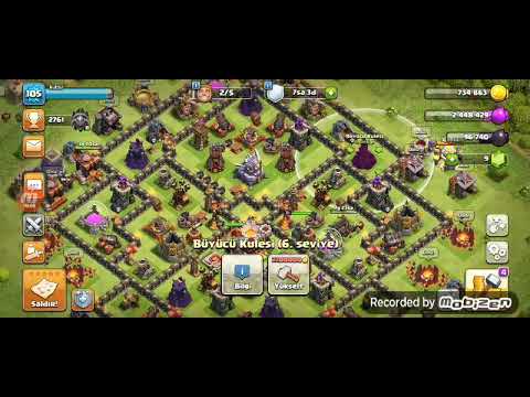 Clash of clans 11. seviye köy binası düzeni