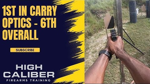 First Person Pew - Glock Performance Trigger Holosun 507 Comp - Align Tactical Thumb Rest - Orlando