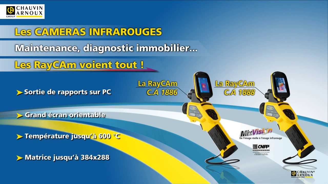 Caméra thermique infrarouge - Chauvin Arnoux