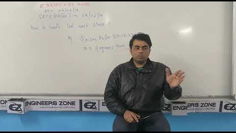 How to Handle Last Week Stress of GATE Exam by Qaisar Hafiz (Ex-I.E.S) - PART I