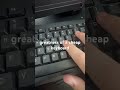 Best sounding cheap keyboard #keyboard #pcmr #gamingpc