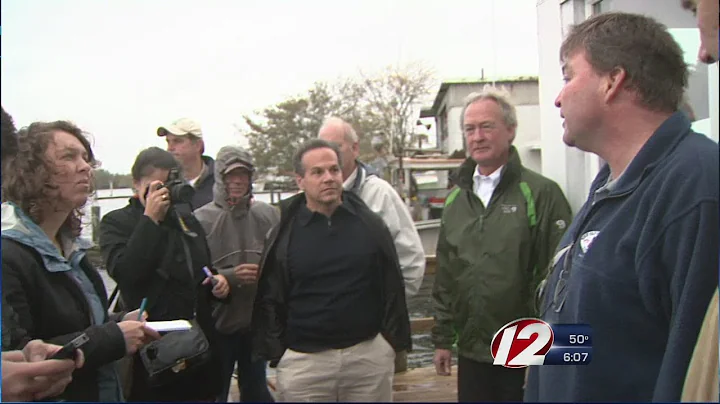 Officials Tour Post-Sandy Warren