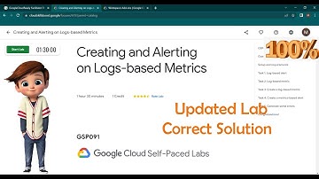 Creating and Alerting on Logs-based Metrics | [ GSP091 ] | Updated Lab  | Qwiklab