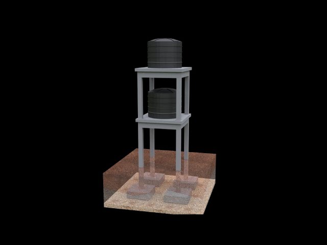overhead water tank