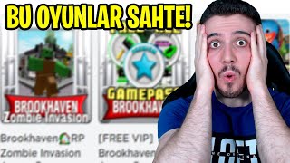 ÇAKMA BROOKHAVEN OYUNLARINI DENEDİM!!