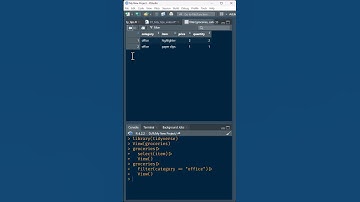 R Studio: Tidy Tip filter() rows