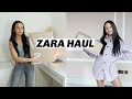 NEW IN ZARA TRY ON HAUL - Ayse and Zeliha