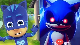 Tag with Ryan PJ Masks Catboy vs SONIC EXE Call Prank screenshot 4