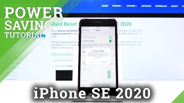 How to Enable Power Saving Mode in iPhone SE 2020 – Activate Low Battery Power Solution