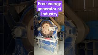 400KW Free energy generator at industry. permanent magnet motor. flywheel power multiplication India