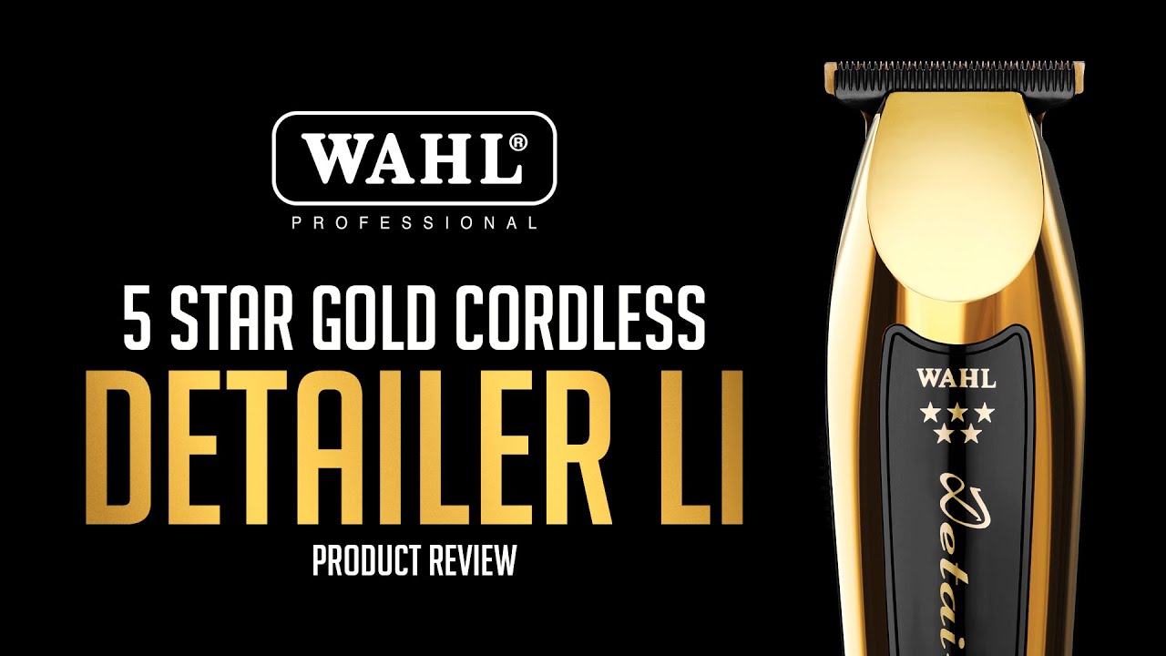 Wahl 5-Star GOLD Cordless Magic Clip Clipper Detailer Li Trimmer