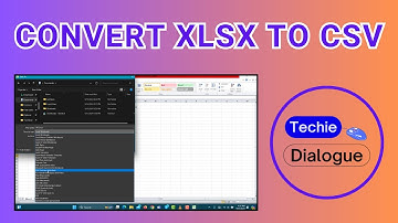 How to Convert XLSX to CSV