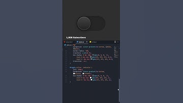 Switch Light & Dark Button 🔳 #shorts #css #coding #code #programming #html