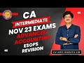 Esop Revision | CA Intermediate | Nov 23 Exams | Advanced Accounting | CA Anil Nahata Sir