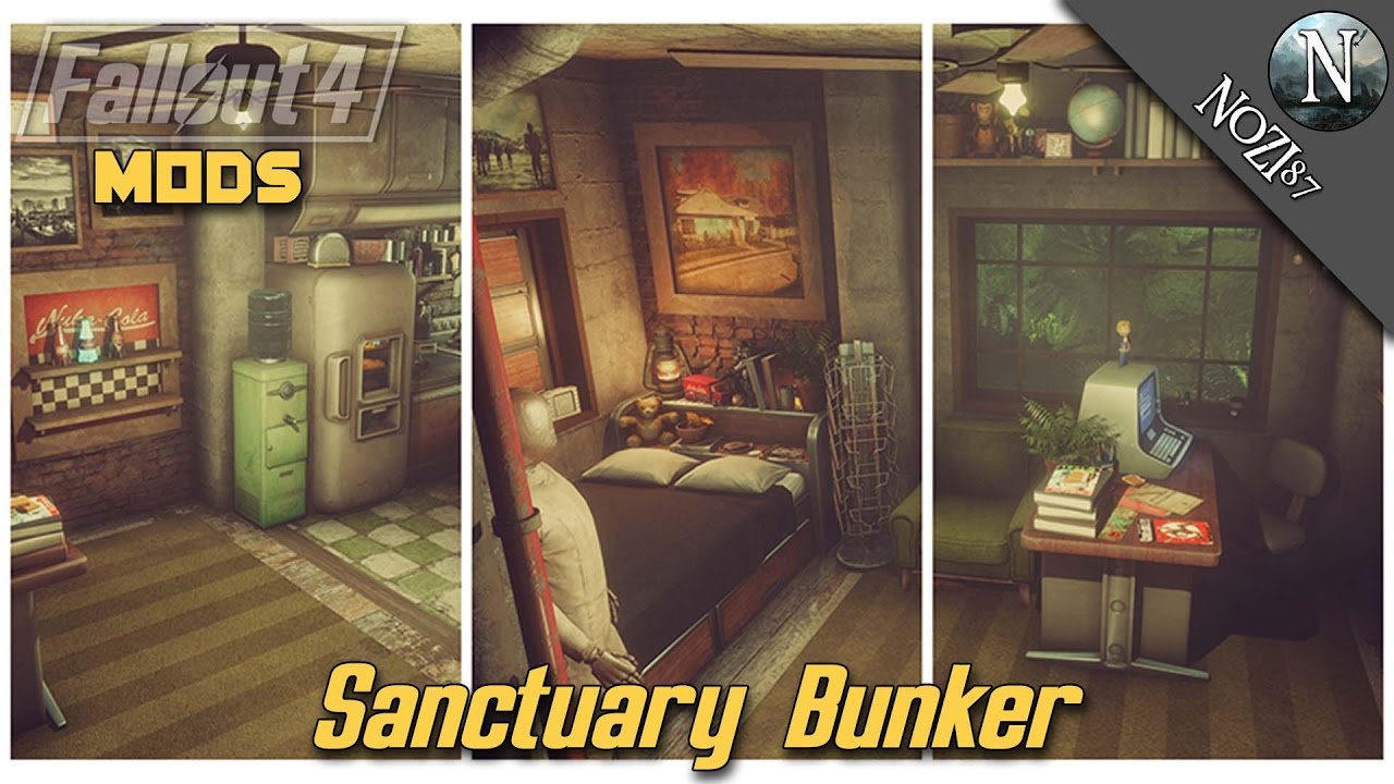 Fallout 4 Mod Showcase: Sanctuary Bunker Player Home by Elianora 