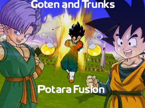 Goten and Kid Trunks Potara Fusion - DBZ Budokai 3 [MOD]