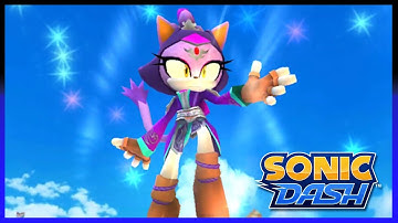 Sonic Dash - Pyromancer Blaze 🐱🔥 Gameplay Showcase