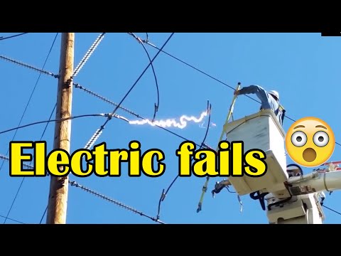 Electric fails , Electric arc | Electric Explosion Fails Compilation