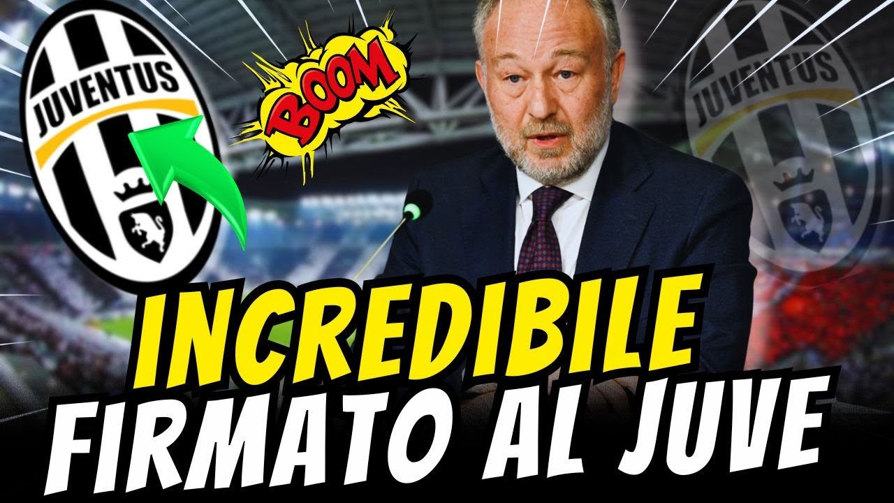 💣🚨AFFARE CONCLUSO! LA JUVE ANNUNCIA UN NUOVO ACQUISTO! INOTIZIE JUVENTUS