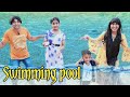We are in swimming pool  comedy  funny  prabhu sarala lifestyle