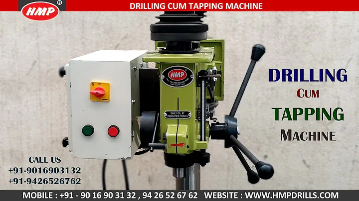 HMP Drilling Cum Tapping Machine Manufacturer Dealer Rajkot Gujarat INDIA