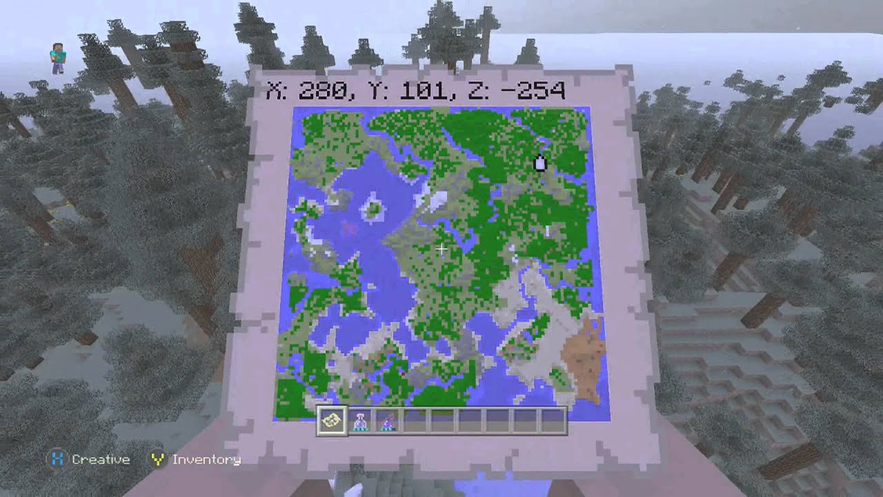 Minecraft Xbox One/PS4 Seed - Mesa + Mega Taiga Biome 