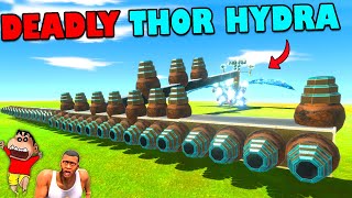 NEW THOR HYDRA with POWERFUL PLASMA CANNONS in Animal Revolt Battle Simulator | AMAAN-T GAMING screenshot 4