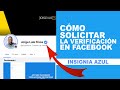 Como SOLICITAR LA VERIFICACION en una pagina de Facebook