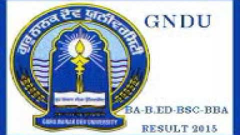 GNDU University Result 2015, BA BCom BSc BEd BTech MA Result 2015
