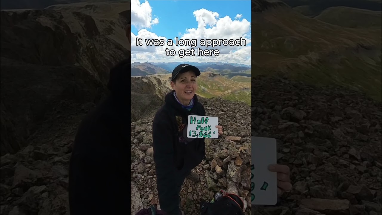 Hiking Colorado 13ers - Half Peak in the San Juan Mountains 