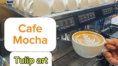 CLASSIC LATTE ART TULIP POUR/ ❤️The secret to clean Tulip stacks#artist #art #coffee #barista #tulip