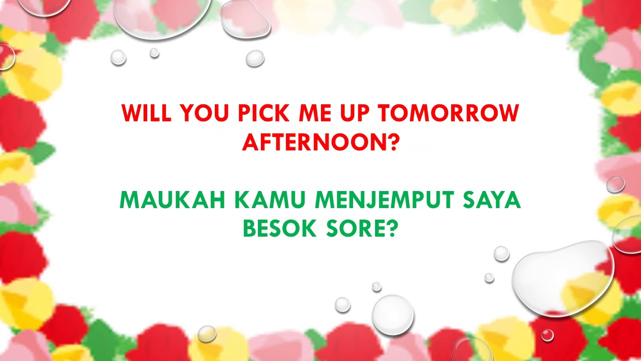 Learn Simple English Questions And Answers Tanya Jawab Sederhana Bahasa 